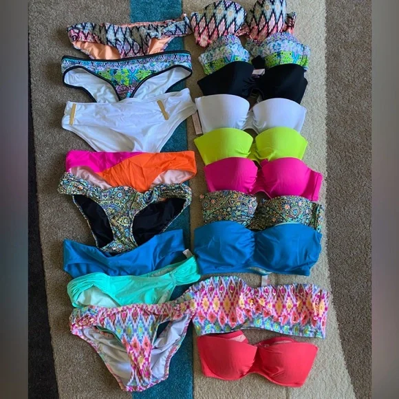 Victoria’s Secret Bikini Bundle 18 pieces - Picture 2 of 7
